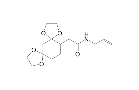 N-Allyl-2-(1,4,8,11-tetraoxadispiro[4.1.4.3]tetradec-12-yl)acetamide