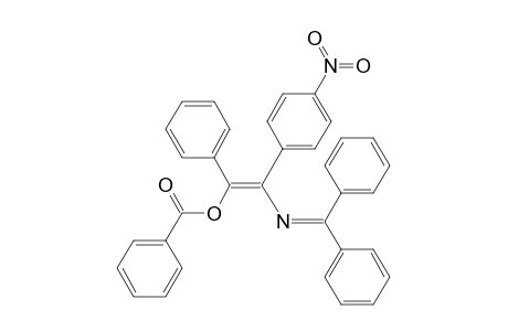 Benzenemethanol, .alpha.-[[(diphenylmethylene)amino](4-nitrophenyl)methylene]-, benzoate (ester), (E)-