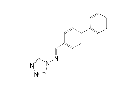 N-[(E)-[1,1'-biphenyl]-4-ylmethylidene]-4H-1,2,4-triazol-4-amine