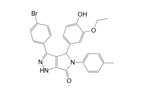 pyrrolo[3,4-c]pyrazol-6(1H)-one, 3-(4-bromophenyl)-4-(3-ethoxy-4-hydroxyphenyl)-4,5-dihydro-5-(4-methylphenyl)-