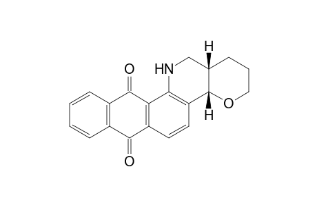 (4a.beta.,14b.beta.)-2,3,4a,7,12,13,14,14a-octahydro-7,12-dioxo-1H-naphtho[2,3-h]pyrano[3,2-c]quinoline