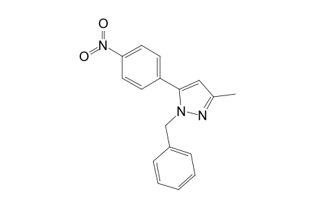 1-Benzyl-3-methyl-5-(4-nitrophenyl)pyrazole
