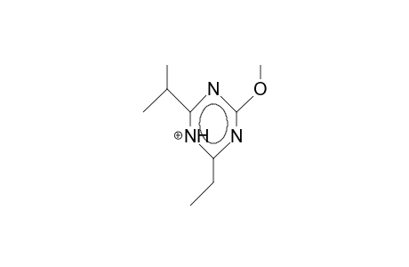 2-Methoxy-4-ethyl-6-isopropyl-1,3,5-triazine cation