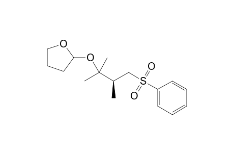 (3S)-2,3-dimethyl-4-(phenylsulfonyl)-2-[(2'-tetrahydrofuranyl)oxy]butane