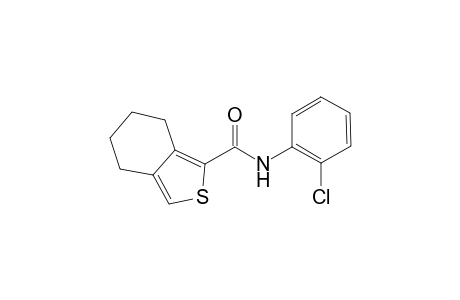 N-(2-chlorophenyl)-4,5,6,7-tetrahydro-2-benzothiophene-1-carboxamide