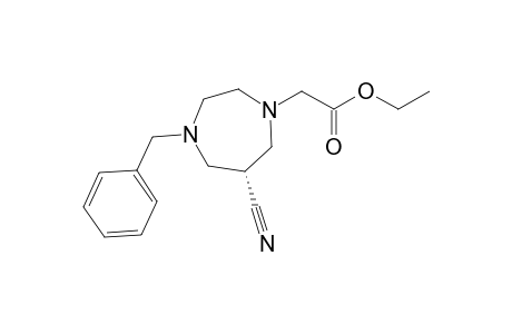 (+)-Ethyl 2-[(6R)-4-benzyl-6-cyano-1,4-diazepan-1-yl]acetate