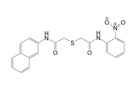 2-[[2-keto-2-(2-nitroanilino)ethyl]thio]-N-(2-naphthyl)acetamide