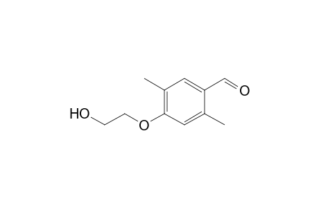 4-(2'-hydroxyethoxy)-2,5-dimethylbenzaldehyde