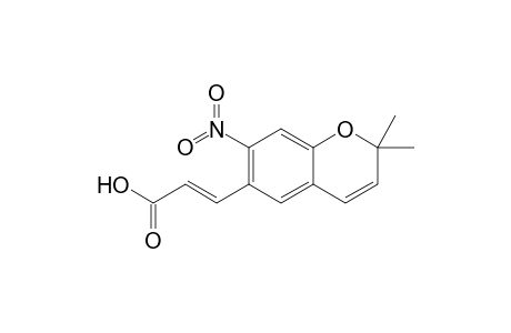 3-[2,2-Dimethyl-7-nitro-2H-benzopyran-6-yl]acrylic acid