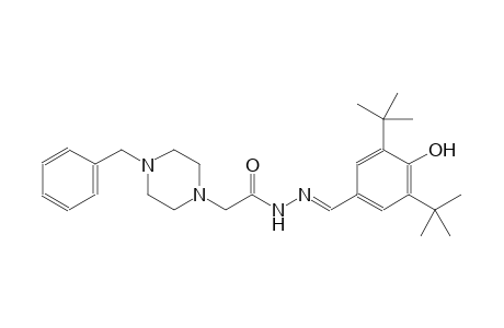 1-piperazineacetic acid, 4-(phenylmethyl)-, 2-[(E)-[3,5-bis(1,1-dimethylethyl)-4-hydroxyphenyl]methylidene]hydrazide