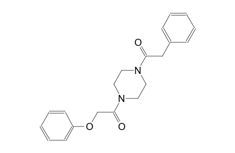 1-(phenoxyacetyl)-4-(phenylacetyl)piperazine