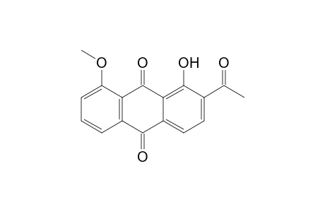 2-Acetyl-1-hydroxy-8-methoxy-9,10-anthraquinone