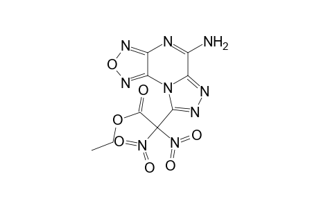 Acetic acid, 2-(5-amino-9H-furazano[3,4-b]1,2,4-triazolo[4, 3-d]pyrazin-8-yl)-2,2-dinitro-, ethyl ester