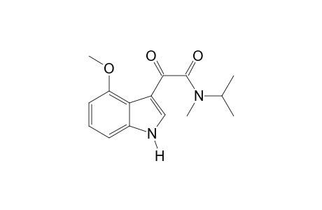 4-Methoxy-N-iso-propyl-N-methyl-indol-3-ylglyoxylamide