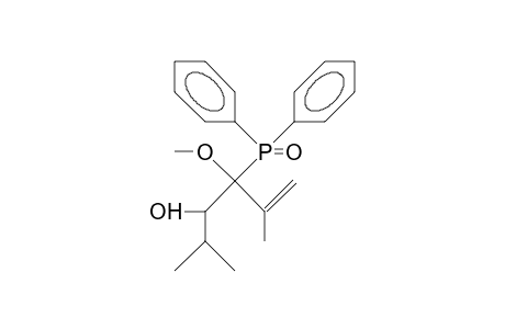 (3S,4R)-4-Diphenylphosphinoyl-4-methoxy-2,5-dimethyl-hex-5-en-3-ol