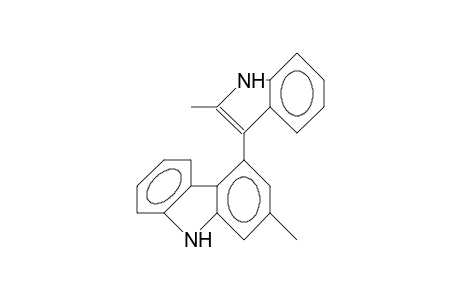 2-Methyl-4-(2-methyl-3-indolyl)-9H-carbazole