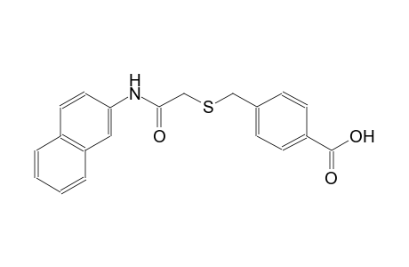 benzoic acid, 4-[[[2-(2-naphthalenylamino)-2-oxoethyl]thio]methyl]-