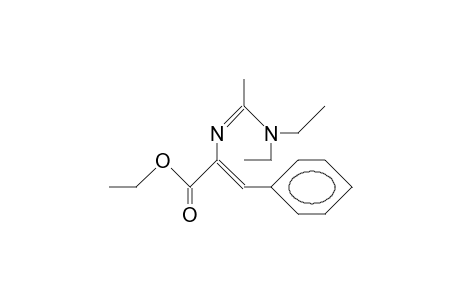 4-Diethylamino-2-ethoxycarbonyl-1-phenyl-3-aza-penta-1,3-diene