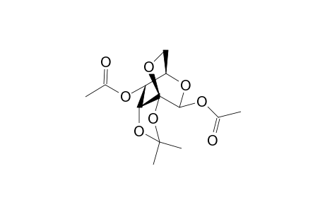 (1R,2R,3R,4R,6R/S)-3,6-Diacetoxy-1,2-O-isopropylidene-5,7-dioxabicyclo[2.2.2]octan