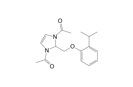 N,N-diacetyl fenoxazoline or 1,2-dihydro-2-[[2-(1-methylethyl)-phenoxy)methyl]-1H-N,N-diacetylimidazole