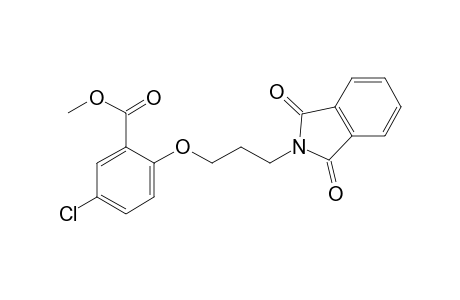 Benzoic acid, 5-chloro-2-[3-(1,3-dihydro-1,3-dioxo-2H-isoindol-2-yl)propoxy]-, methyl ester