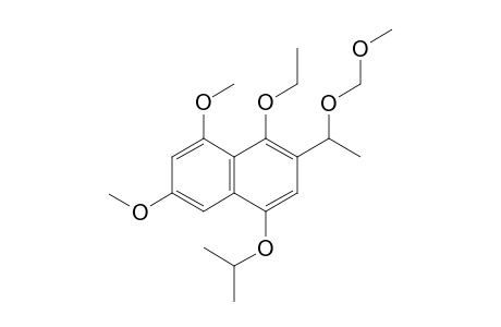 1-(6',8'-Dimethoxy-1'-ethoxy-4'-isopropoxy-2'-naphthalenyl)-1-(methoxymethoxy) ethane