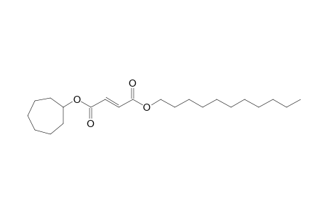 Fumaric acid, cycloheptyl undecyl ester