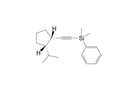 (1S,2S)-2-[2-(Dimethylphenylsilyl)ethynyl]-1-(prop-2-yl)cyclopentane