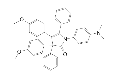 2H-pyrrol-2-one, 1-[4-(dimethylamino)phenyl]-1,3-dihydro-3,4-bis(4-methoxyphenyl)-3,5-diphenyl-