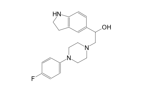 1H-indole-5-methanol, alpha-[[4-(4-fluorophenyl)-1-piperazinyl]methyl]-2,3-dihydro-