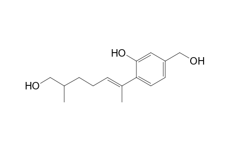 2-[(E)-6-hydroxy-1,5-dimethyl-hex-1-enyl]-5-(hydroxymethyl)phenol