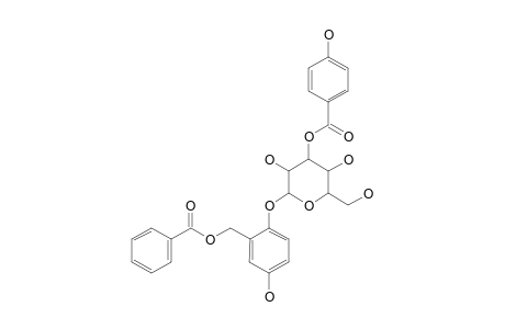 SYMPONOSIDE;2-[(BENZOYLOXY)-METHYL]-4-HYDROXYPHENYL-BETA-D-GLUCOPYRANOSIDE-3-(4-HYDROXYBENZOATE)