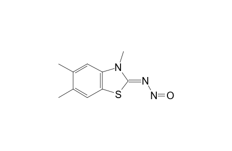 (NZ)-N-(3,5,6-trimethyl-1,3-benzothiazol-2-ylidene)nitrous amide