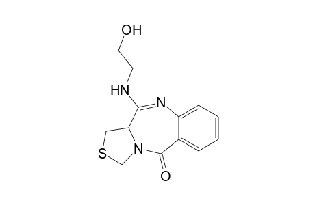 4-(2-hydroxyethylamino)-3,3a-dihydro-1H-thiazolo[4,3-c][1,4]benzodiazepin-10-one