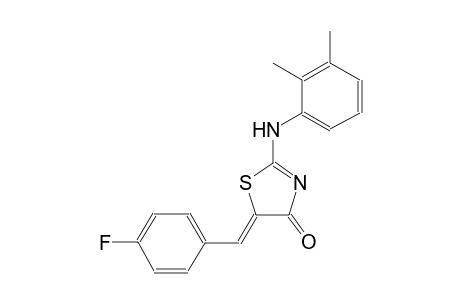 (5Z)-2-(2,3-dimethylanilino)-5-(4-fluorobenzylidene)-1,3-thiazol-4(5H)-one