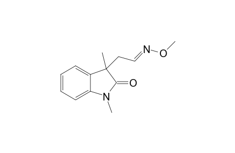 2,3-Dihydro-1,3-dimethyl-2-oxo-1H-indol-3-acetaldehyde - O-Methylxime