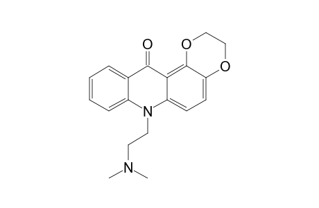 7-(2-dimethylaminoethyl)-2,3-dihydro-[1,4]dioxino[2,3-a]acridin-12-one