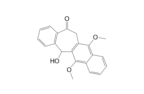 6,7-Benzo-3,4-(1,4-dimethoxy-2,3-naphtho)-5-hydroxy-1-oxosuberane
