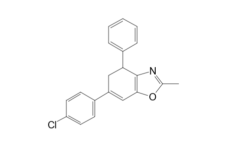 6-(4-chlorophenyl)-2-methyl-4-phenyl-4,5-dihydro-1,3-benzoxazole
