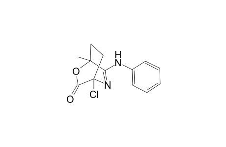 (+-)-4-Chloro-1-methyl-2-oxa-6-(phenylamino)-5-azabicyclo[2.2.2]oct-5-en-3-one