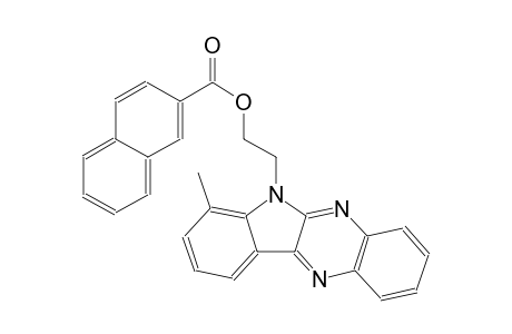 2-(7-methyl-6H-indolo[2,3-b]quinoxalin-6-yl)ethyl 2-naphthoate