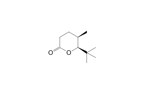 (5R*,6S*)-5-Methyl-6-(t-butyl)-tetrahydropyran-2-one