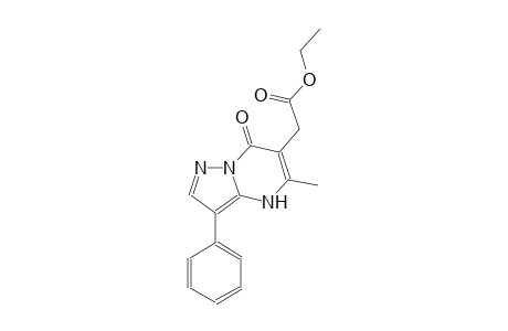 pyrazolo[1,5-a]pyrimidine-6-acetic acid, 4,7-dihydro-5-methyl-7-oxo-3-phenyl-, ethyl ester