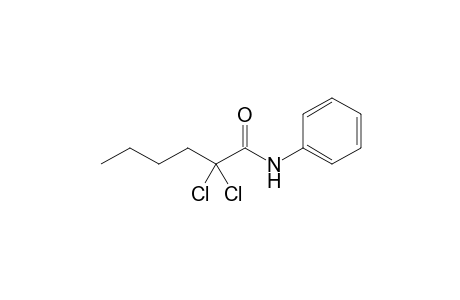 2,2-bis(chloranyl)-N-phenyl-hexanamide