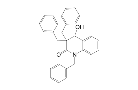 1,3,3-Tribenzyl-4-hydroxy-3,4-dihydro-1H-quinolin-2-one