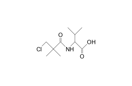 L-Valine, N-(3-chloro-2,2-dimethyl-1-oxopropyl)-