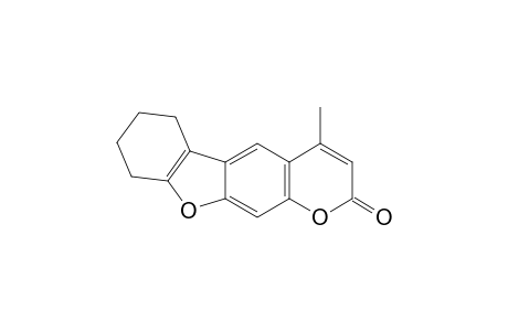 6,7,8,9-tetrahydro-4-methylbenzofuro[3,2-g]coumarin