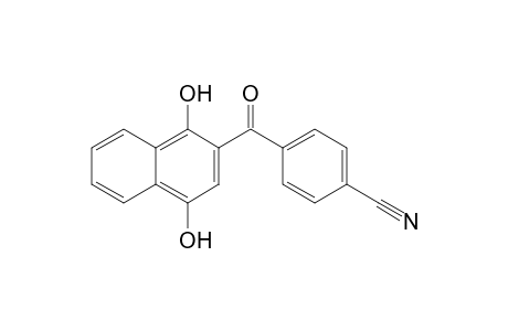 4-(1,4-dihydroxy-2-naphthoyl)benzonitrile