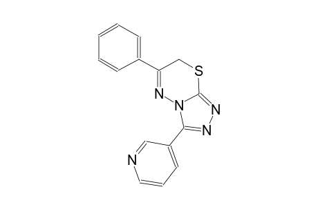 6-phenyl-3-(3-pyridinyl)-7H-[1,2,4]triazolo[3,4-b][1,3,4]thiadiazine
