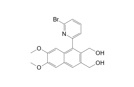 [4-(6-bromanylpyridin-2-yl)-3-(hydroxymethyl)-6,7-dimethoxy-naphthalen-2-yl]methanol